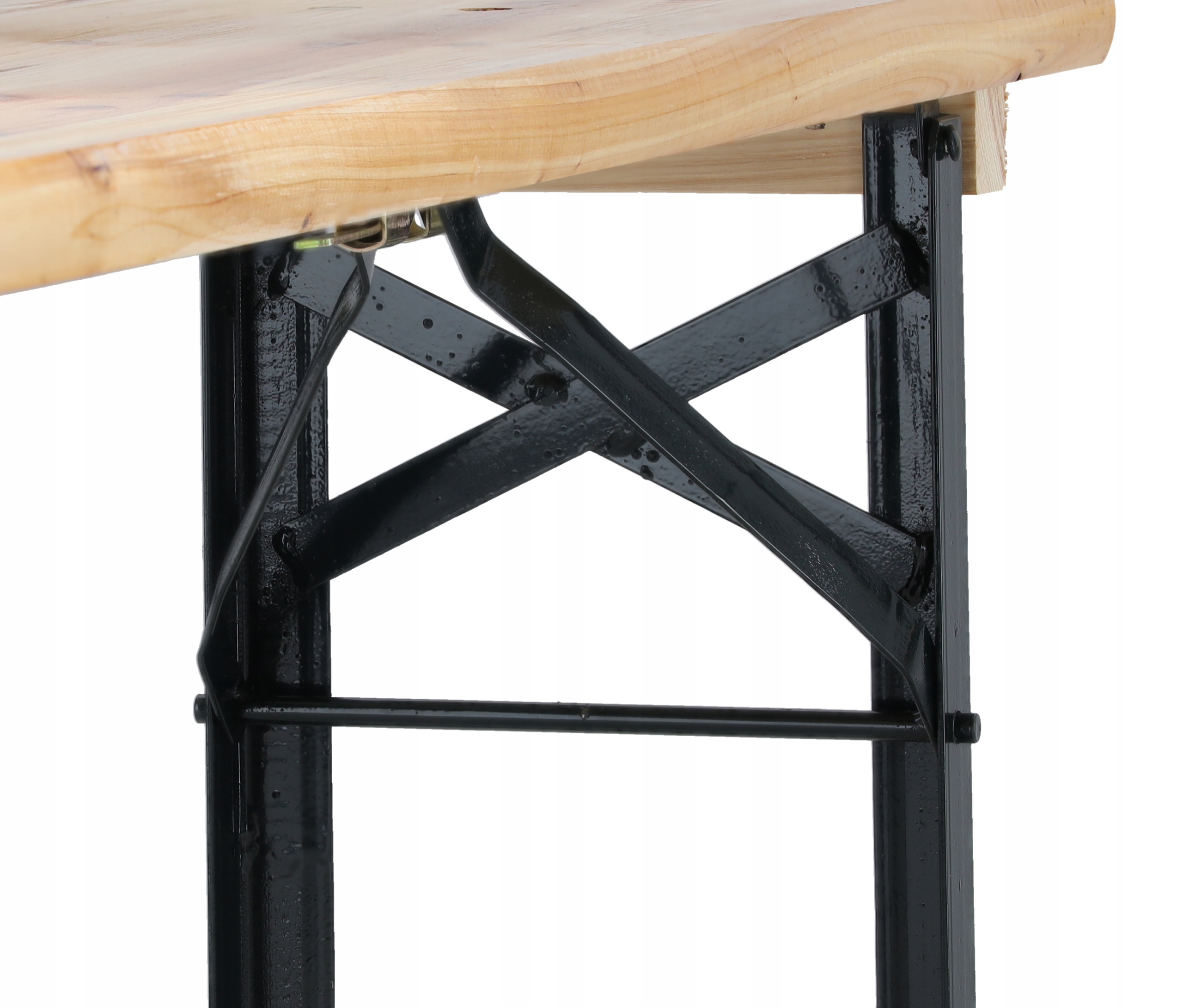 Набор Для Праздничного Столования - Стол 177 x 46 x 77 см + 2 Скамеи 177 x 23 x 47 см