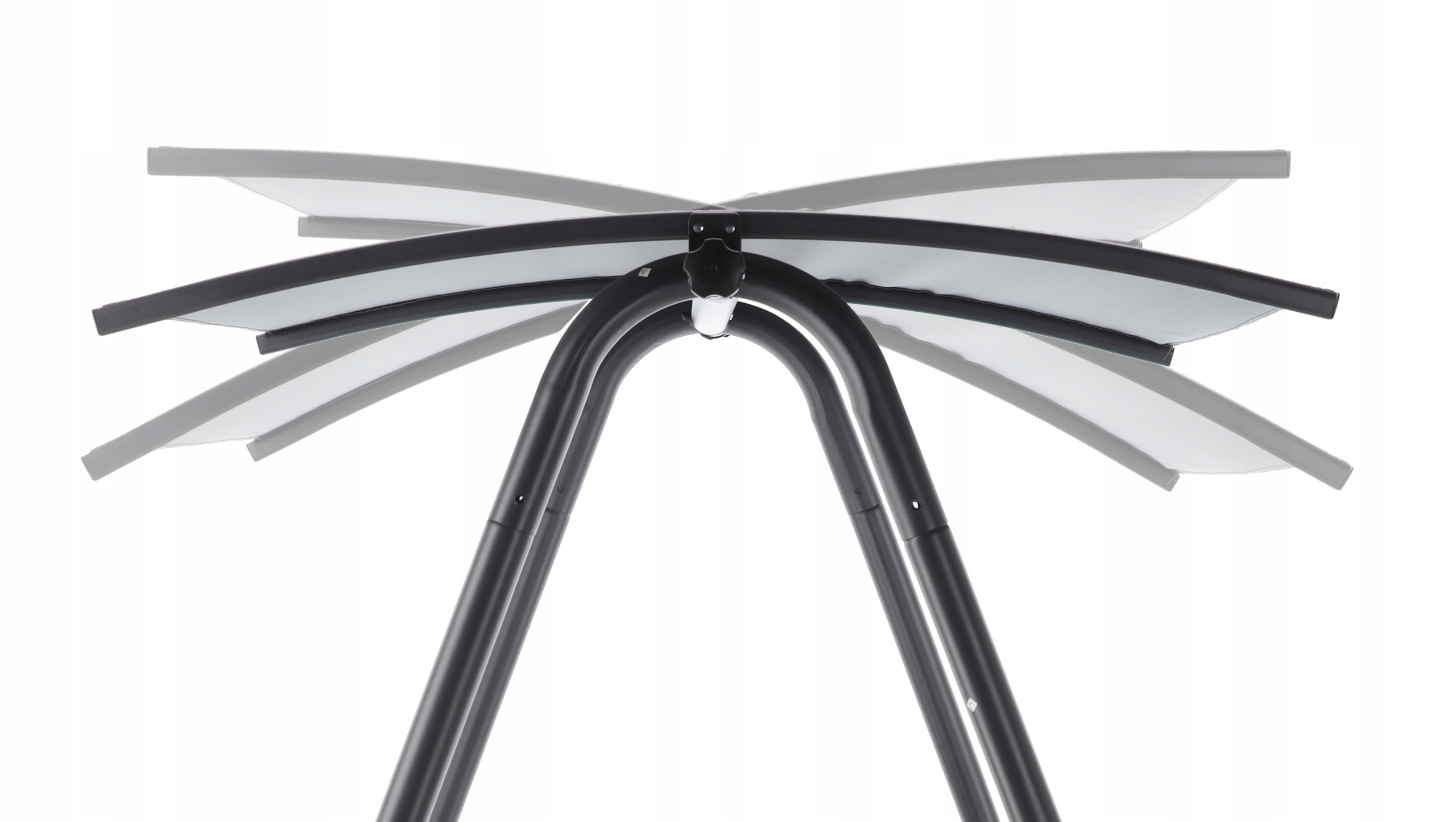 Садова Гірка З Плетеними Підліктниками 180 x 139 x 185 См Антрацитова Premium